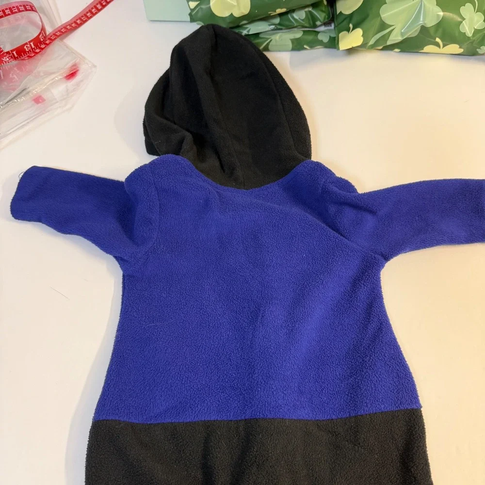 NFL Mascot Wear Baltimore Ravens Fleece Hoodie Romper Outfit 3-6 month football